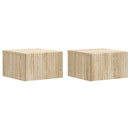 vidaXL Fali éjjeli szekrény 2 pcs Sonoma Tölgy 33 x 34,5 x 20 cm
