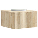 vidaXL Fali éjjeli szekrény 2 pcs Sonoma Tölgy 33 x 34,5 x 20 cm