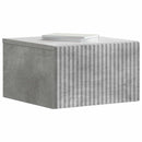 vidaXL Fali éjjeli szekrény 2 pcs Betonszürke 33 x 34,5 x 20 cm
