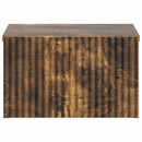 vidaXL Fali éjjeli szekrény Füstös Tölgy 33 x 34,5 x 20 cm Szerelt Fa