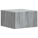 vidaXL Fali éjjeli szekrény 2 pcs Szürke Sonoma 33 x 34,5 x 20 cm