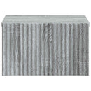 vidaXL Fali éjjeli szekrény 2 pcs Szürke Sonoma 33 x 34,5 x 20 cm