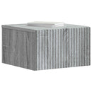 vidaXL Fali éjjeli szekrény 2 pcs Szürke Sonoma 33 x 34,5 x 20 cm