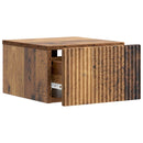vidaXL Fali éjjeli szekrény Antik Fa 33 x 34,5 x 20 cm Szerelt Fa