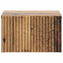 vidaXL Fali éjjeli szekrény Antik Fa 33 x 34,5 x 20 cm Szerelt Fa
