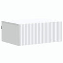 vidaXL Fali éjjeli szekrény 2 pcs Fehér 49 x 34,5 x 20 cm Szerelt Fa