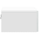 vidaXL Fali éjjeli szekrény 2 pcs Fehér 49 x 34,5 x 20 cm Szerelt Fa