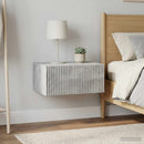 vidaXL Fali éjjeli szekrény 2 pcs Betonszürke 49 x 34,5 x 20 cm