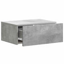 vidaXL Fali éjjeli szekrény 2 pcs Betonszürke 49 x 34,5 x 20 cm