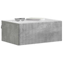 vidaXL Fali éjjeli szekrény 2 pcs Betonszürke 49 x 34,5 x 20 cm