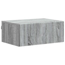 vidaXL Fali éjjeli szekrény Szürke Sonoma 49 x 34,5 x 20 cm Szerelt Fa
