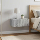 vidaXL Fali éjjeli szekrény 2 db Szürke Sonoma 49 x 34,5 x 20 cm