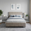 vidaXL Fali éjjeli szekrény 2 db Szürke Sonoma 49 x 34,5 x 20 cm