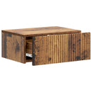 vidaXL Fali éjjeli szekrény Antik Fa 49 x 34,5 x 20 cm Szerelt Fa