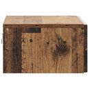 vidaXL Fali éjjeli szekrény Antik Fa 49 x 34,5 x 20 cm Szerelt Fa