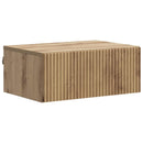 vidaXL Fali éjjeli szekrény 2 pcs Kézműves Tölgy 49 x 34,5 x 20 cm