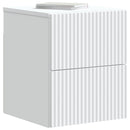 vidaXL Fali éjjeli szekrény fiókkal Fehér 33 x 34,5 x 40 cm Szerelt Fa