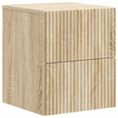 vidaXL Fali éjjeli szekrény 2 pcs Sonoma Tölgy 33 x 34,5 x 40 cm