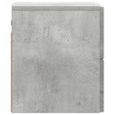 vidaXL Fali éjjeli szekrény Betonszürke 33 x 34,5 x 40 cm Szerelt Fa
