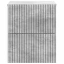 vidaXL Fali éjjeli szekrény 2 pcs Betonszürke 33 x 34,5 x 40 cm