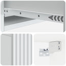 vidaXL Fali oldaltábla Fehér 59 x 34,5 x 17 cm Szerelt Fa