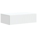 vidaXL Fali oldaltábla Fehér 59 x 34,5 x 17 cm Szerelt Fa