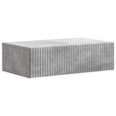 vidaXL Fali oldaltábla Betonszürke 59 x 34,5 x 17 cm Szerelt Fa