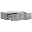 vidaXL Fali oldaltábla Betonszürke 59 x 34,5 x 17 cm Szerelt Fa