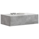 vidaXL Fali oldaltábla Betonszürke 59 x 34,5 x 17 cm Szerelt Fa