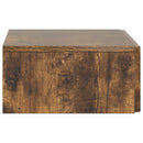 vidaXL Fali oldaltábla 59 x 34,5 x 17 cm Szerelt Fa Füstös Tölgy
