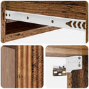 vidaXL Fali oldaltábla Antik Fa 59 x 34,5 x 17 cm Szerelt Fa