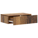 vidaXL Fali oldaltábla Antik Fa 59 x 34,5 x 17 cm Szerelt Fa