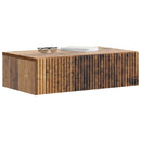 vidaXL Fali oldaltábla Antik Fa 59 x 34,5 x 17 cm Szerelt Fa