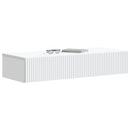 vidaXL Fali oldaltábla Fehér 87,5 x 34,5 x 17 cm Szerelt Fa