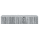 vidaXL Fali oldaltábla 87,5 x 34,5 x 17 cm Szerelt Fa Szürke Sonoma