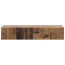 vidaXL Fali oldaltábla Antik Fa 87,5 x 34,5 x 17 cm Szerelt Fa