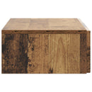 vidaXL Fali oldaltábla Antik Fa 87,5 x 34,5 x 17 cm Szerelt Fa