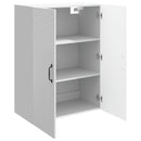 vidaXL Fali szekrény Magasfényű Fehér 66 x 34,5 x 90 cm Szerelt Fa