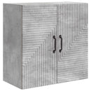 vidaXL Fali szekrény Betonszürke 59 x 31 x 60 cm Szerelt Fa