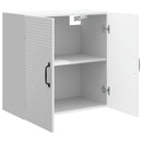 vidaXL Fali szekrény Magasfényű Fehér 59 x 31 x 60 cm Szerelt Fa