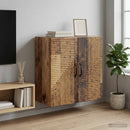 vidaXL Fali szekrény Antik Fa 59 x 31 x 60 cm Szerelt Fa