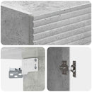 vidaXL Fali szekrény Betonszürke 33 x 34,5 x 90 cm Szerelt Fa