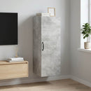 vidaXL Fali szekrény Betonszürke 33 x 34,5 x 90 cm Szerelt Fa
