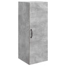vidaXL Fali szekrény Betonszürke 33 x 34,5 x 90 cm Szerelt Fa