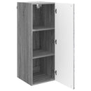 vidaXL Fali szekrény Szürke Sonoma 33 x 34,5 x 90 cm Szerelt Fa