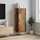 vidaXL Fali szekrény Antik Fa 33 x 34,5 x 90 cm Szerelt Fa