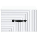 vidaXL Fali éjjeli szekrény 2 pcs Fehér 34,5 x 33 x 20 cm Szerelt Fa