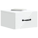 vidaXL Fali éjjeli szekrény 2 pcs Fehér 34,5 x 33 x 20 cm Szerelt Fa