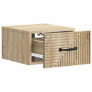 vidaXL Fali éjjeli szekrény 2 pcs Sonoma Tölgy 34,5 x 33 x 20 cm