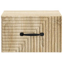 vidaXL Fali éjjeli szekrény 2 pcs Sonoma Tölgy 34,5 x 33 x 20 cm